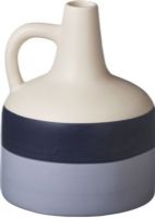 CBK Style 113246 Small Blue Striped Vase with Handle, Set of 2, UPC 738449368695 (113246 CBK113246 CBK-113246 CBK 113246) 