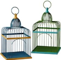 CBK Style 115833 Colorful Bird Cages, Set of 2, UPC 738449366905 (115833 CBK115833 CBK-115833 CBK 115833) 