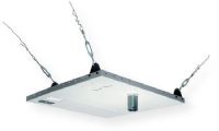 Peerless CMJ455 Lightweight Variable Position Suspended Ceiling Kit, Color White, Bracket type, 50 lbs Max Load Weight, 3 position mounting capabilities, Knockout panel for electrical outlet box (Raco 445 or Appleton 383 recommended) and antenna leads, Scratch-resistant white fused epoxy finish (CM-J455 CMJ 455 CMJ-455) 