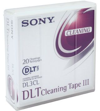 Sony DL3CL DLT Cleaning Tape for DLT Drives, provide approximately 20 cleanings (DLT DL3CL DLTDL3CL DLT-DL3CL Tape III)