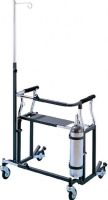 Drive Medical CE-1250 Oxygen Holder for Wenzelite Safety Rollers, 17"-20" Handlebar - Height, 14" Inside Handle Grip - Width, 22" Base Opened- Depth, Welded steel frame, Height adjustable in 1" increments, Skid resistant, non-marring, easy rolling neoprene wheels, Ideal for indoor and outdoor use , UPC 822383117942 (CE1250 CE-1250 CE 1250) 