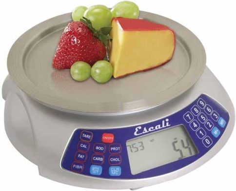 Escali 63N model Cibo Digital Nutritional Scale, 6.6 lb or 3000 gram Capacity, Pounds, Ounces, Kilograms, and Grams Measuring units, Accurately measures in 0.1 oz or 1 gram increments, Displays Calories, Sodium, Protein, Fat, Carbohydrates, Cholesterol or Fiber via the input of 999 different food codes, Calculates total nutritional value of up to 99 different meal components, UPC 857817000439 (63N 63-N 63 N ESCALI63N ESCALI-63N ESCALI 63N)
