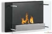 Moda Flame GF101300 Epila Wall Mounted Ethanol Fireplace, Finish: Black, Burner: 1 x 1.5 Liter Dual Layer Burner made of 430 Stainless Steel, BTU: 6,000; Flame 12 - 14” High, Burn Time: Approximately 6-8 Hours, Dimensions: 23.6W x 15.75H x 8.74D Inches / 60W x 40H x 22.2D cm, Weight: 20.9 lbs / 9.5 kg, UPC 799928942812 (GF101300 GF101-300 GF-101300) 