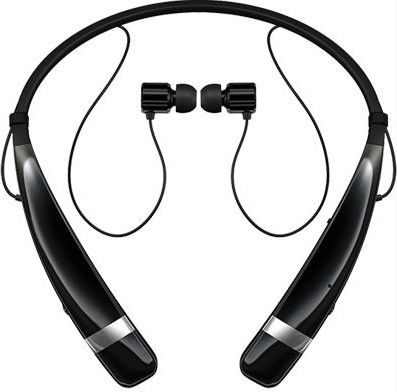 LG HBS760BLK Tone Pro Wireless Stereo Headset, Quad-Layer Speaker Technology, HD voice capability, and a MEMS microphone, Jog buttons, Call and play/pause controls, Call and play/pause controls, Multi-conection, Auto-Reconect, Audio STREAMING, Aptx, Vibration Control, Equalizer, UPC: 8806084975874 (HBS760BLK HBS760 BLK HBS-760BLK HBS760-BLK)