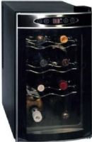 Koolatron WC08 Countertop Wine Cooler, 8-Bottle, Digital control panel with LCD display, Adjustable temperature, Glass door, Interior light, Removable shelves, Adjustable feet for leveling, Thermoelectric system for vibration- and noise-free cooling (WC08 WC-08 WC 08) 