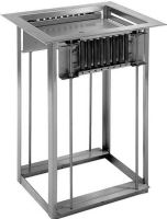 Delfield LT-1622 Drop In Single Tray Dispenser, for 16" x 22" Food Trays, 14-gauge stainless steel body, 16-gauge stainless steel top flange and bottom support, 23.75" Cutout Widt, 22" Cutout Depth, Welded frame, Mounts into a countertop, Drop In Installation, Stainless Steel Material, 1 Number of Compartments, UPC 400010749096 (LT-1622 LT 1622 LT1622) 