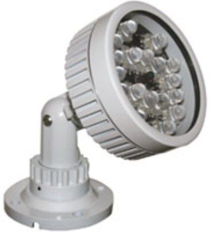 LTS LTIR150 CCTV-IR Illuminators, 18 pcs. Powerful IR LEDs, 500FT. IR Distance, 10 Light Angle, Ideal for Long Range IR Illumination, IP66 Rating for Water Resistance, Auto Activated, DC 12V, 700mA (LTIR-150 LTIR 150)
