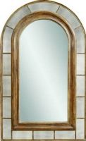 Bassett Mirror M3378EC Old World Clark Arched Leaner Mirror, Rustic Bronze Finish, Arched Frame Shape, Framed, Decor Room, Traditional Style, Floor Mirrors Type, 54" W x 88" H, UPC 036155293059 (M3378EC M-3378-EC M 3378 EC M3378 M-3378 M 3378) 
