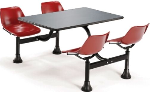 OFM 1004-RED Table and Chairs  24