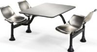 OFM 1005-SS Table and Chairs – 30" X 48" Stainless Steel Top, 4 Legs Base Size, 18" Seat Height, 16" W x 11.50" D Back Size, 17" W x 14" D Seat Size, Stainless steel 1" thick top, Weight capacity 250 lbs. per seat, Smooth 360 degree swivel seats, Scratch-resistant powder-coated paint finish, Designed and built for commercial use, UPC 811588012305, Stainless Steel Finish (1005 OFM1004SS OFM 1005 SS OFM-1005-SS 1005-SS 1005 SS 1005SS) 