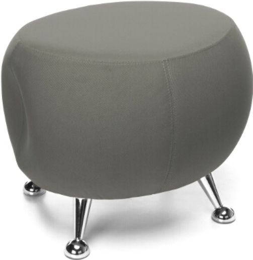 OFM 2001-2315 Jupiter Stool, 300 lbs. weight capacity, Foam is rated CAL-117, Chrome feet, 19