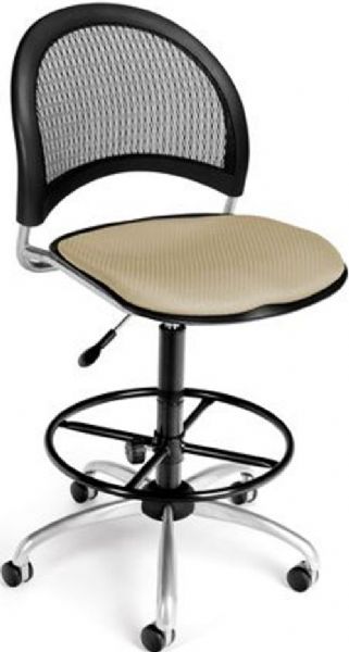 OFM 336-DK-2209 Moon Swivel Chair with Drafting Kit, 25