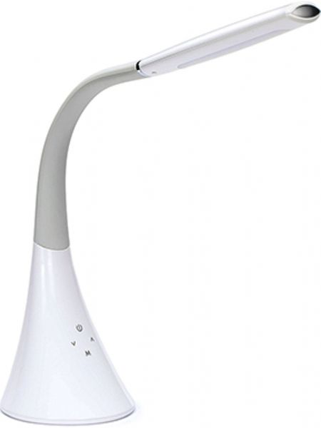 OFM 4010-WHT Led Desk Lamp with Integrated on/off Switch and USB Charging Port, More than 20,000 hours of light, LED lamp perfect for reading, studying or working, Table lamp with 400 lumens of flawless LED light saves energy, Lamp has 4 brightness intensity settings and has 3 color temperature modes, Compact lamp has a detachable cord and built in USB charging port for electronics, UPC 192767000772, White Finish (4010 4010-WHT 4010 WHT 4010WHT OFM 4010 WHT OFM-4010-WHT OFM4010WHT)