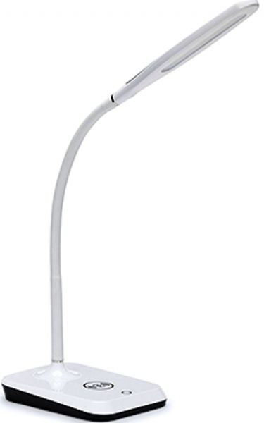OFM 4015-WHT Core Collection Led Desk Lamp with Touch Activated Switch and Integrated Wireless Charging Station, More than 20,000 hours of light, 420 lumens of flawless LED light saves energy, Lamp creates 3 levels of brightness making personalization simple,Desk lamp is the perfect addition to your home office, dorm room or workspace, UPC 192767000796, White Finish (4015-WHT 4015 WHT 4015WHT OFM4015WHT OFM-4015-WHT OFM 4015 WHT)