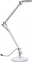 OFM 4020-WHT Led Desk Lamp With 3-IN-1 Desk, Clamp and Wall Mount, 20,000 hours of light, 500 lumens of flawless LED light, Lamp has an integrated on and off switch, Use the clamp feature to create a clip on lamp, Tension cord for stability plus a 25" arm/neck extension, Lamp can be wall mounted or sit on your desk using the base, White Finish, UPC 192767000819 (4020 OFM4020WHT OFM-4020-WHT OFM 4020 WHT) 