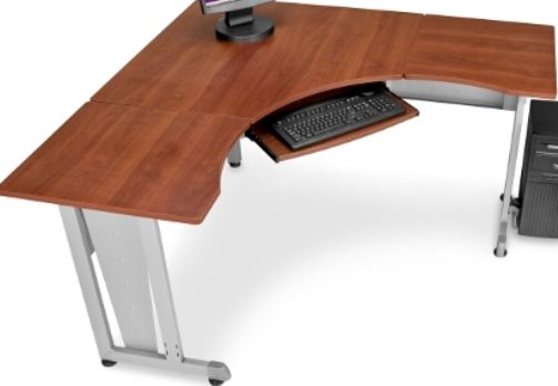 OFM 55196-CHY L Shaped Desk With 24