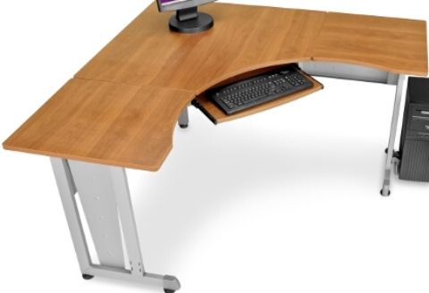 OFM 55196-MPL L Shaped Desk With 24