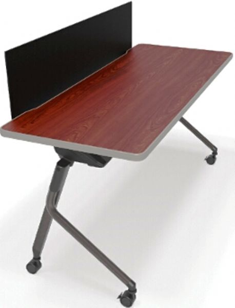 OFM 66153-CHY-BLK Mesa Folding/nesting Training Table With Privacy Panel - 59