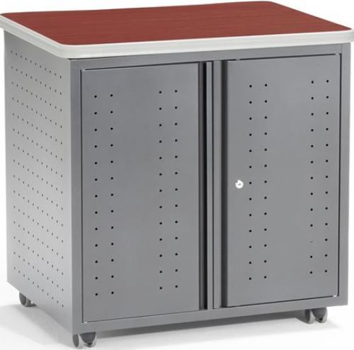 OFM 66746-CHY Utility Fax & Copy Storage Cabinet, Casters are included for easy mobility, 1.25