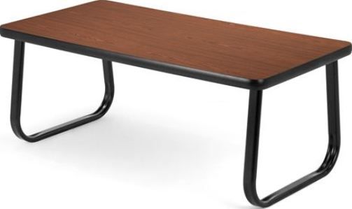 OFM TABLE2040-MHGY  Magazine Table with Sled Base - 20 X 40, 18-guage Steel legs, High-pressure 1-1/4