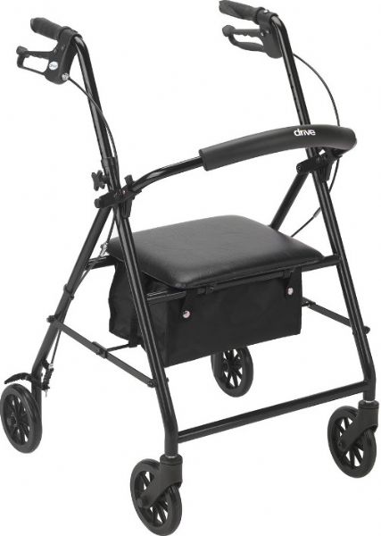 Drive Medical R800BK Rollator with 6