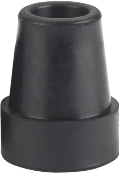 Drive Medical RTL10320BKB Small Base Quad Cane Tips, Black, Contains four cane tips, Rubber Primary Product Material, Safely replaces worn tips on a 1/2
