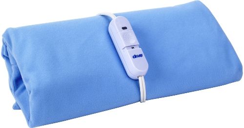 Drive Medical rtlagf-hp-std Moist-Dry Heating Pad, Standard, Cloth cover is machine washable, Heat penetrates tissue quickly and safely, Self-adhesive belt ensures proper placement, Absorbent sponge included for moist heat application, Ideal therapy for sore, aching, stiff muscles and joints, UPC 822383511160 (RTLAGF-HP-STD RTLAGF HP STD RTLAGFHPSTD)