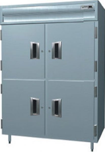 Delfield SADRL2-SH Solid Half Door Dual Temperature Reach In Refrigerator / Freezer, 15 Amps, 60 Hertz, 1 Phase, 115 Volts, Doors Access, 49.92 cu. ft. Capacity, 24.65 cu. ft. Capacity - Freezer, 24.65 cu. ft. Capacity - Refrigerator, Swing Door Style, Solid Door Type, 1/2 HP Horsepower - Freezer, 1/4 HP Horsepower - Refrigerator, 4 Number of Doors, 6 Number of Shelves, 2 Sections, UPC 400010728275 (SADRL2-SH SADRL2 SH SADRL2SH)