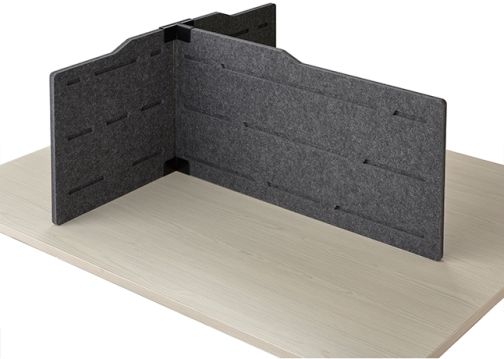 Safco 1947GR Hideout Privacy Panel T Kit,  