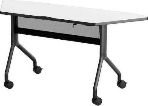 Safco 2040DWBL Rumba Trapezoid Table  60