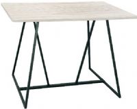 Safco 3020WW Oasis Teaming Table, 60" W x 43.50" D Top Dimensions, 48" - 48" Adjustability - Depth, 42" - 42" Adjustability - Height, 60" - 60" Adjustability - Width, Seats up to six people for easy collaboration in any space, Leg levelers for stability on uneven surfaces, Sturdy steel frame with Black powder coat finish for chip-resistance and durability, Weathered White Top, Black Base Finish, UPC 073555302035 (3020WW 3020-WW 3020 WW SAFCO3020WW SAFCO-3020-WW SAFCO 3020 WW) 