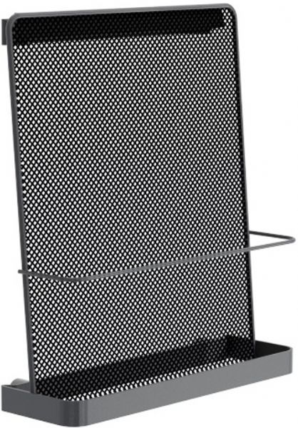 Safco 5591BL Onyx Wall Mounted Organizer - Single Pocket, Letter Fits Paper Sizes, 5 Lbs Capacity - Weight, Steel magazine and literature display, Black powder coat finish for chip and scratch resistance, Commercial-grade steel mesh design for long-lasting durability, Features single full front pocket to display and organize documents, UPC 073555559125 (5591BL 5591-BL 5591 BL SAFCO5591BL SAFCO-5591-BL SAFCO 5591 BL)