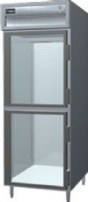 Delfield SAH1-GH Glass Half Door Single Section Reach In Heated Holding Cabinet - Specification Line, 9 Amps, 60 Hertz, 1 Phase, 120/208-240 Voltage, 1,080 - 2,160 Watts, Full Height Cabinet Size, 24.96 cu. ft. Capacity, Thermostatic Control, Clear Door, Shelves Interior Configuration, 2 Number of Doors, 1 Sections, 6" adjustable stainless steel legs, Exterior digital thermometer, High/low temperature alarm, UPC 400010729036 (SAH1-GH SAH1 GH SAH1GH) 