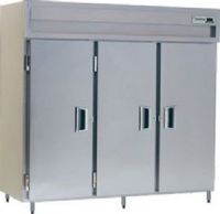 Delfield SAH3-S Solid Door Three Section Reach In Heated Holding Cabinet - Specification Line, 17.8 Amps, 60 Hertz, 1 Phase, 120/208-240 Voltage, 1,080 - 2,160 Watts Wattage, Full Height Cabinet Size, 78.89 cu. ft. Capacity, Thermostatic Control, Solid Door, Shelves Interior Configuration, 3 Number of Doors, 3 Sections, Easy-to-use electronic controls, 6" adjustable stainless steel legs, Exterior digital thermometer, UPC 400010729081 (SAH3-S SAH3 S SAH3S) 