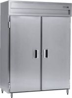 Delfield SARPT2-S Two Section Solid Door Pass-Through Refrigerator - Specification Line, 16 Amps, 60 Hertz, 1 Phase, 115 Volts, 55.42 cu. ft. Capacity, Swing Door Style, Solid Door, 1/2 HP Horsepower, 4 Number of Doors, 6 Number of Shelves, 2 Sections, 6" adjustable stainless steel legs, 52" W x 31" D x 58" H Interior Dimensions, Top Mounted Compressor Location, Stainless Steel and Aluminum Construction, UPC 400010729777 (SARPT2-S  SARPT2 S SARPT2S) 
