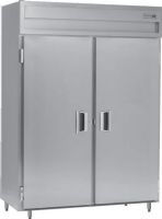 Delfield SARPT2S-S Two Section Solid Door Shallow Pass-Through Refrigerator - Specification Line, 16 Amps, 60 Hertz, 1 Phase, 115 Volts, 37.96 cu. ft. Capacity, Swing Door Style, Solid Door, 1/2 HP Horsepower, 4 Number of Doors, 6 Number of Shelves, 2 Sections, 6" adjustable stainless steel legs, Top Mounted Compressor Location, UPC 400010730063 (SARPT2S-S SARPT2SS SARPT2S S) 