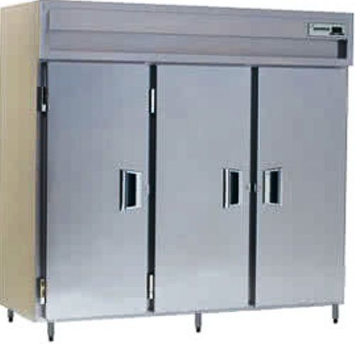 Delfield SMH3-S Solid Door Three Section Reach In Heated Holding Cabinet - Specification Line, 17.8 Amps, 60 Hertz, 1 Phase, 120/208-240 Voltage, 1,080 - 2,160 Watts, Full Height Cabinet Size, 78.89 cu. ft. Capacity, Solid Door, 3 Number of Doors, 3 Sections, 6