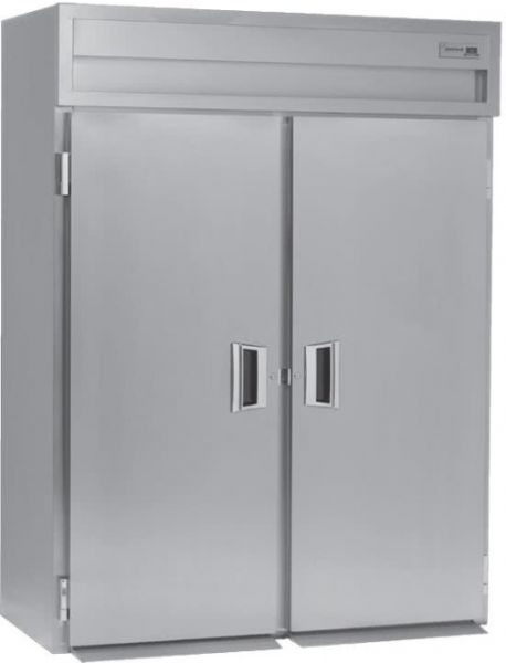 Delfield SMHRT2-S Two Section Solid Door Roll Thru Heated Holding Cabinet - Specification Line, 16 Amps, 60 Hertz, 1 Phase, 120/208-240 Voltage, 1,080 - 2,160 Watts, Full Height Cabinet Size, 79.74 cu. ft. Capacity, Thermostatic Control, Solid Door, 1 Number of Doors, 1 Sections, Insulated, Roll-In, Accommodates one 28.50