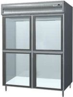 Delfield SMR2-SLGH Two Section Sliding Glass Half Door Reach In Refrigerator - Specification Line, 9.5 Amps, 60 Hertz, 1 Phase, 115 Volts, Doors Access, 51.92 cu. ft. Capacity, Top Mounted, Compressor Location, Glass Door, Sliding and Swing Door Style, 1/3 HP Horsepower, Freestanding Installation, 4 Number of Doors, 6 Number of Shelves, 2 Sections, 52" W x 30" D x 58" H Interior Dimensions, 6" adjustable stainless steel legs, UPC 400010727704 (SMR2-SLGH SMR2 SLGH SMR2SLGH) 