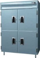 Delfield SMRPT2-SH Two Section Solid Half Door Pass-Through Refrigerator - Specification Line, 16 Amps, 60 Hertz, 1 Phase, 115 Volts, Doors Access, 55.42 cu. ft. Capacity, Swing Door Style, Solid Door, 1/4 HP Horsepower, Freestanding Installation, 4 Number of Doors, 6 Number of Shelves, 2 Sections, 6" adjustable stainless steel legs, UPC 400010729937 (SMRPT2-SH SMRPT2 SH SMRPT2SH) 