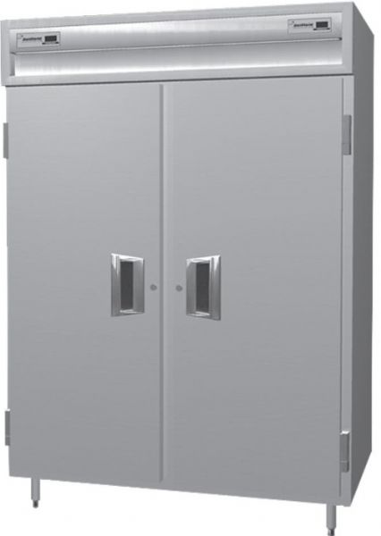 Delfield SSDRL2-S Solid Door Dual Temperature Reach In Refrigerator / Freezer - Specification Line, 15 Amps, 60 Hertz, 1 Phase, 115 Volts Voltage, Doors Access, 49.30 cu. ft. Capacity, 24.65 cu. ft. Capacity - Freezer, 24.65 cu. ft. Capacity - Refrigerator, Swing Door Style, Solid Door, 1/2 HP Horsepower - Freezer, 1/4 HP Horsepower - Refrigerator, 2 Number of Doors, 6 Number of Shelves, 2 Sections, 25.06