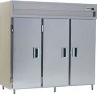 Delfield SSH3-S Stainless Steel Solid Door Three Section Reach In Heated Holding Cabinet - Specification Line, 17.8 Amps, 60 Hertz, 1 Phase, 120/208-240 Voltage, 1,080 - 2,160 Watts, Full Height Cabinet Size, 78.89 cu. ft. Capacity, Stainless Steel Construction, Thermostatic Control, Solid Door, Shelves Interior Configuration, 3 Number of Doors, 3 Sections, Insulated, 6" adjustable stainless steel legs, UPC 400010728893 (SSH3-S SSH3 S SSH3S) 