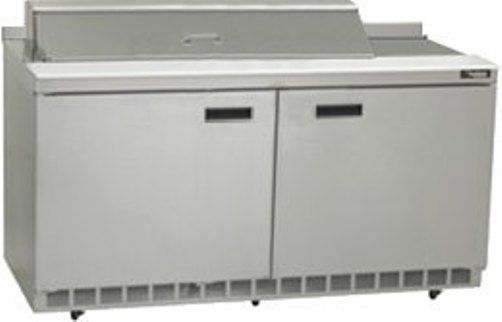 Delfield ST4460N-12M Mega Top Refrigerated Sandwich Prep Table with 4