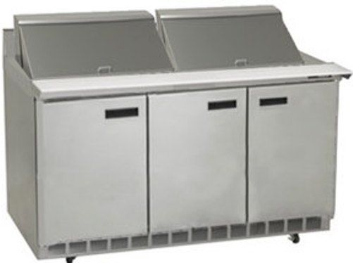 Delfield ST4472N-24M Mega Top Refrigerated Sandwich Prep Table with 4