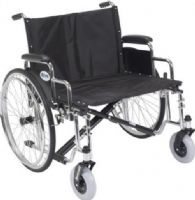 Drive Medical STD28ECDDA Sentra EC Heavy Duty Extra Wide Wheelchair, Detachable Full Arms, 28" Seat, 4 Number of Wheels, 8" Casters, 10" Armrest Length, 14.5" Closed Width, 24" x 2" Rear Wheels, 20" Seat Depth, 28" Seat Width 8" Seat to Armrest Height, 19.5" Seat to Floor Height, 18" Back of Chair Height, 27.5" Armrest to Floor Height, 700 lbs Product Weight Capacity, 43" x 14" x 35" Folded Dimensions, UPC 822383137247 (STD28ECDDA STD28-ECD-DA STD28 ECD DA) 