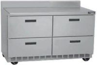 Delfield STD4464N-8 Four Drawer Refrigerated Sandwich Prep Table with 4" Backsplash, 12 Amps, 60 Hertz, 1 Phase, 115 Volts, 8 Pans - 1/6 Size Pan Capacity, Drawers Access, 21.6 cu. ft. Capacity, Bottom Mounted - Compressor Location, Front Breathing Compressor Style, 1/2 HP Horsepower, 4 Number of Drawers, Air Cooled Refrigeration, Standard Top Type, 36" Work Surface Height, 64" Nominal Width, 64" W x 10" D Cutting Board, UPC 400010733705 (STD4464N-8 STD4464N 8 STD4464N8) 