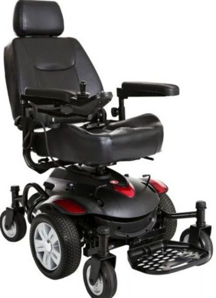 Drive Medical TITANAXS-1816CS Titan AXS Mid-Wheel Power Wheelchair, 18
