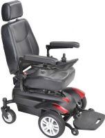 Drive Medical TITANLB18CSX16 Titan X16 Front Wheel Power Wheelchair, Vented Captain's Seat, 18" x 18", 4 Number of Wheels, 2 - 12V 35AH Batteries, 6" Casters, Offboard, 3A Charger, 6 degrees Climbing Angle, 2.5" Ground Clearance, 4 mph Max Speed, 15 miles Maximum Range, 18" Seat Depth, 18" Seat Width, 20.5"-23" Seat to Floor Height, 16"-18.5"  Seat to Foot Deck, UPC 822383530956 (TITANLB18CSX16 TITANLB-18CS-X16 TITANLB 18CS X16) 