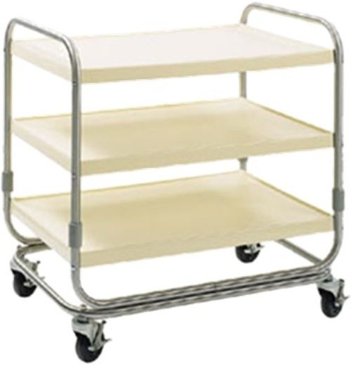 Delfield UC-3 Three Shelf Utility Cart, 600 lb. Capacity, Open Style, 200 lb. Individual Shelf Capacity, 3 Shelf Number of Shelves, 34.25